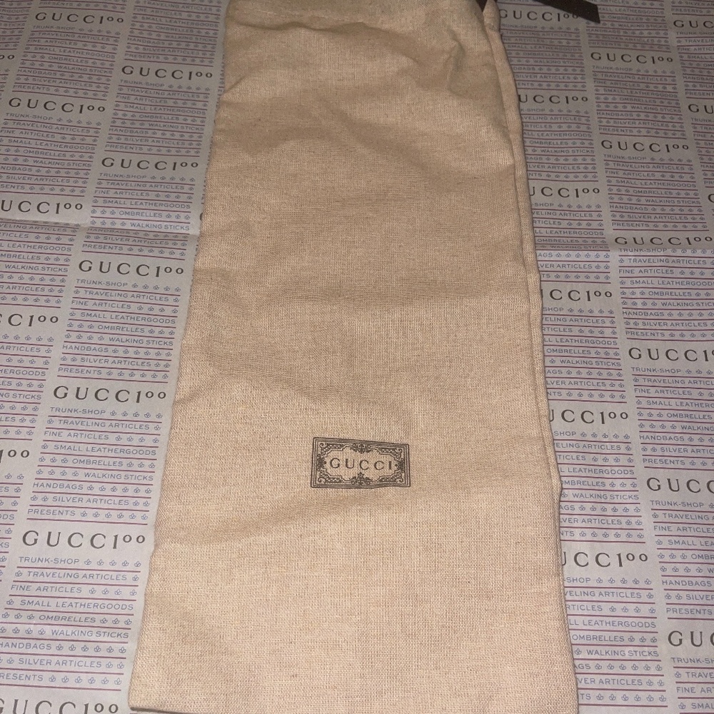 Gucci dust bags, boxes & ribbons